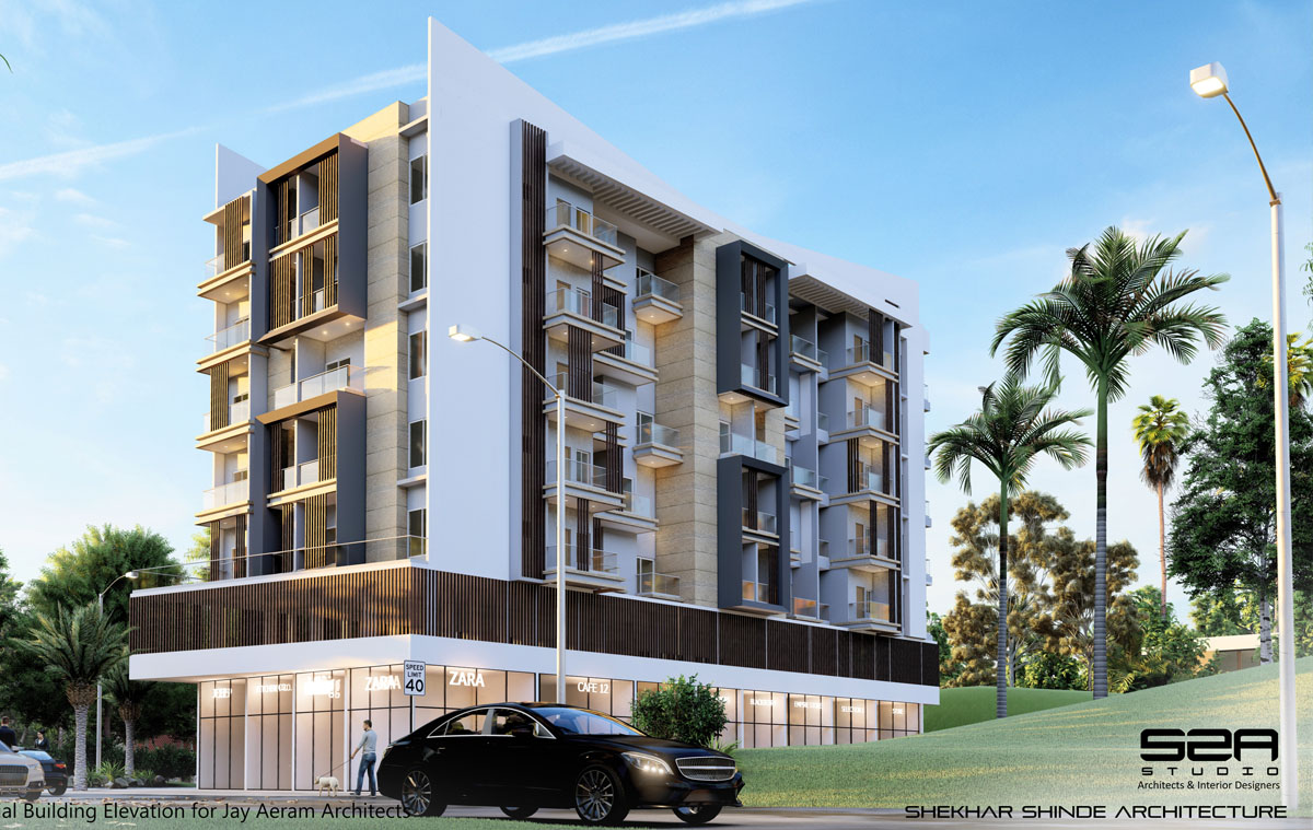 S2A Studio - Commercial Building Elevation